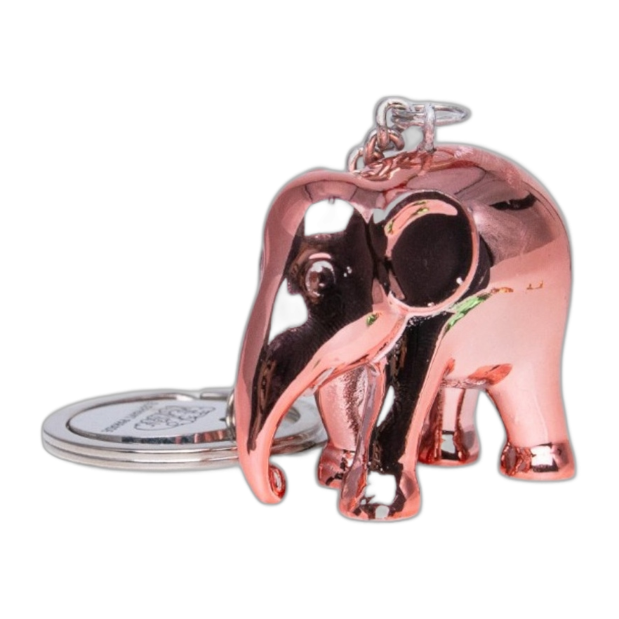 Elephant Parade Sleutelhanger – Chrome Pink
