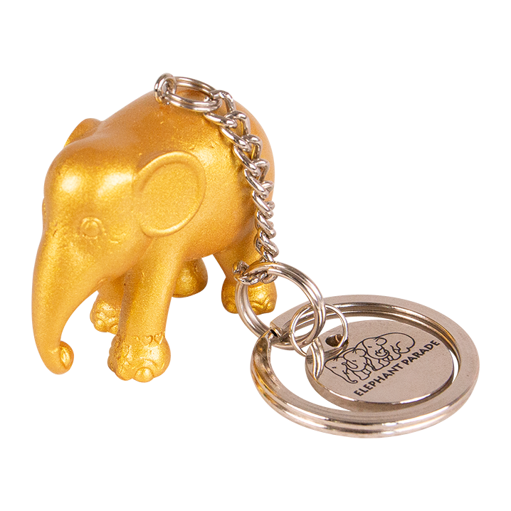 Elephant Parade Sleutelhanger – Metallic Gold