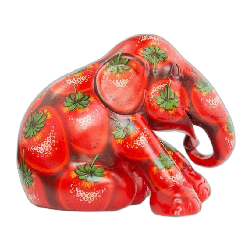 Elephant Parade - Strawberry 15cm