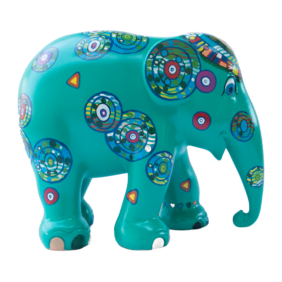 Elephant Parade - Walking Through Green Town 15cm