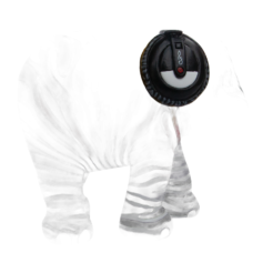 Elephant Parade - Zebra Beats 15cm