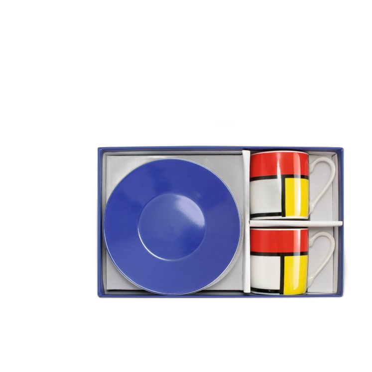 Espressoset (2 kopjes), Mondriaan
