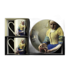 Espressoset (2 kopjes), Vermeer, Melkmeisje