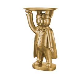 Gouden Hond Figurine “Hero Dog” met schaaltje