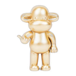 Hero - Hang Loose Aap ‘The Legend’ – Polyresin – Goud – 11x7x19cm