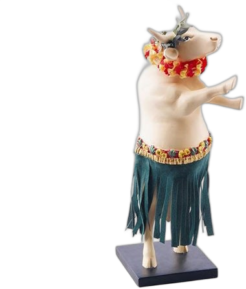 Hula Cow (medium resin)