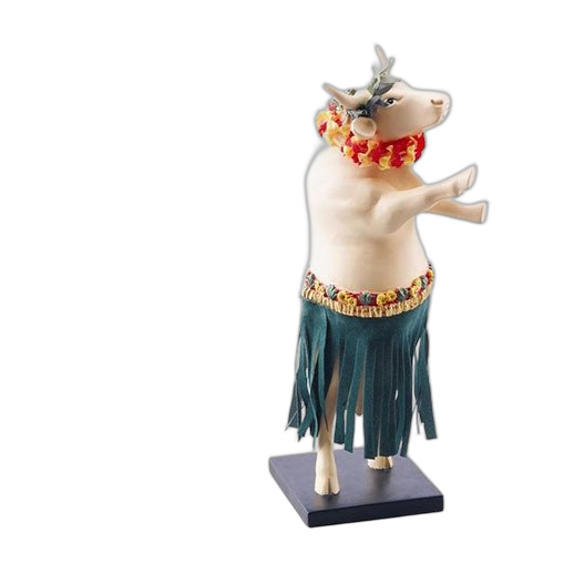 Hula Cow (medium resin)
