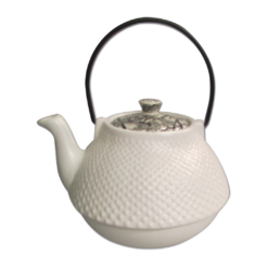 Japanse theepot “Fushigi” wit