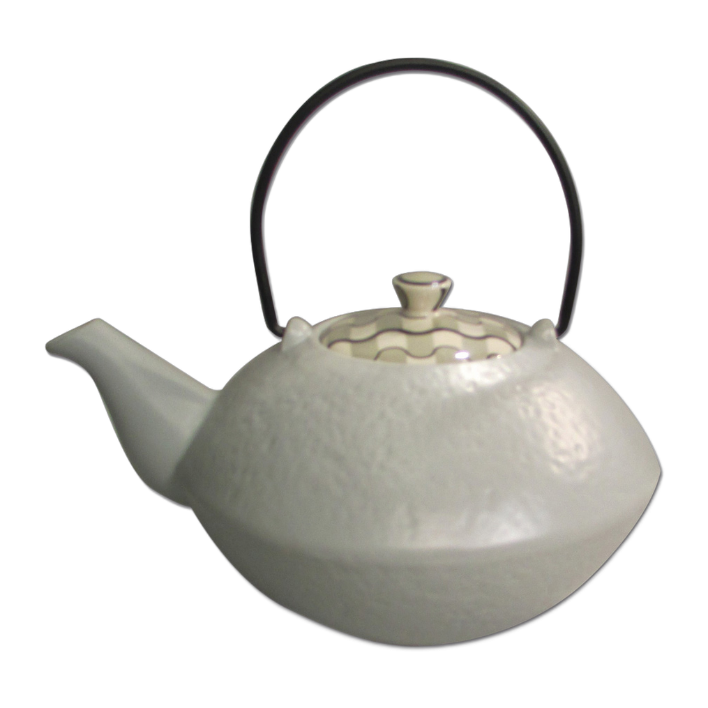 Japanse theepot “Shogi” licht grijs