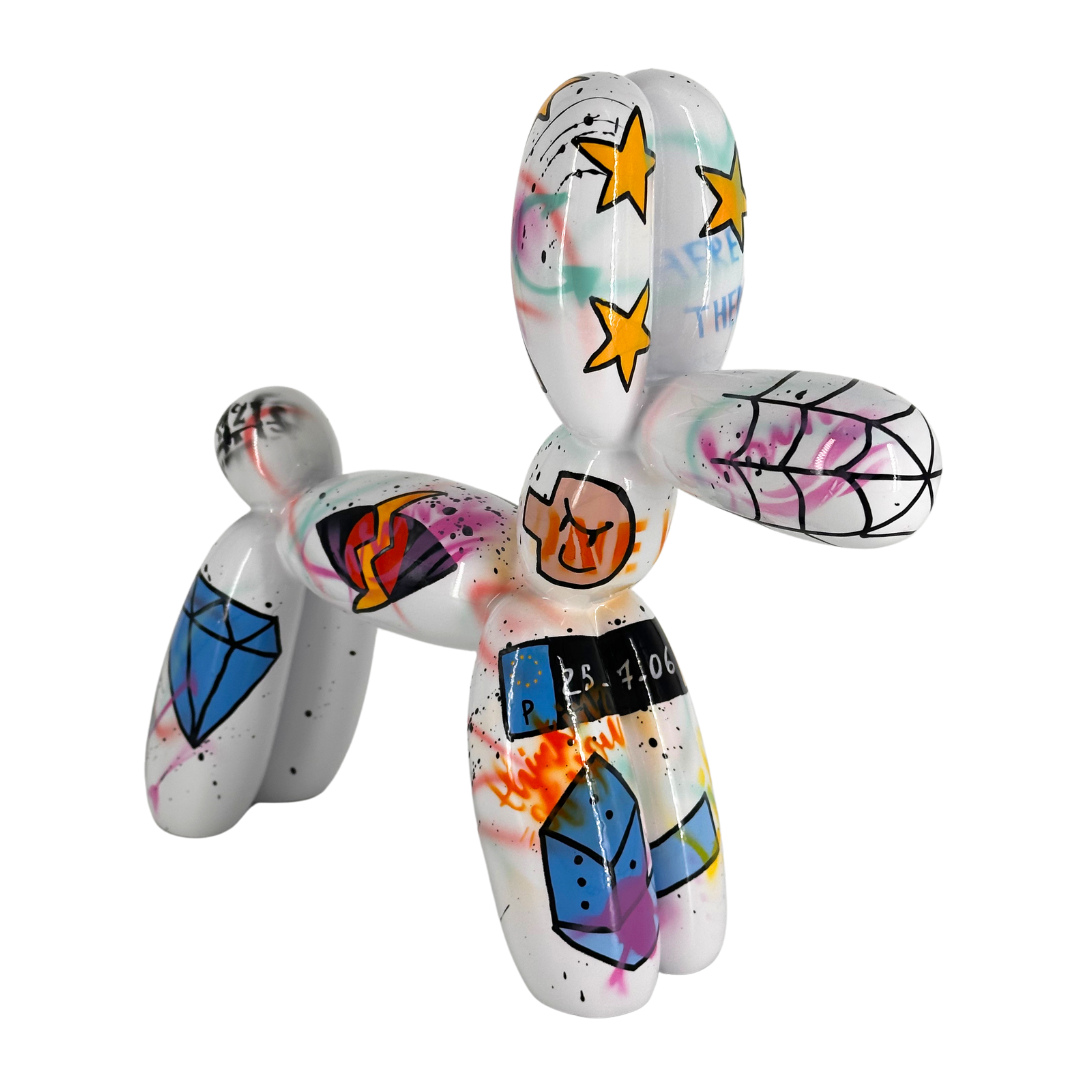 Juliarte - Balloon Dog – White Diamond