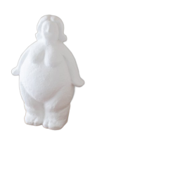 Keramische Vrouw (Wit)