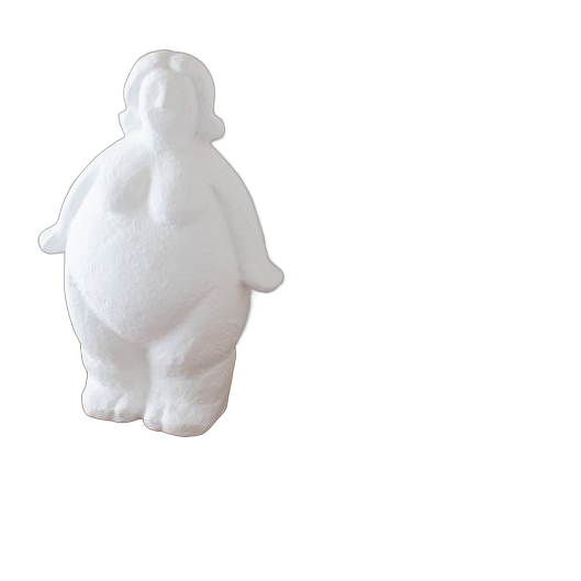 Keramische Vrouw (Wit)