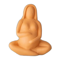 Keramische Zwangere Vrouw (Terracotta)