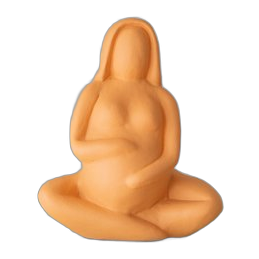 Keramische Zwangere Vrouw (Terracotta)