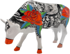 Kiss From A Rose door Ellen Moorman – CowParade Large (uniek)