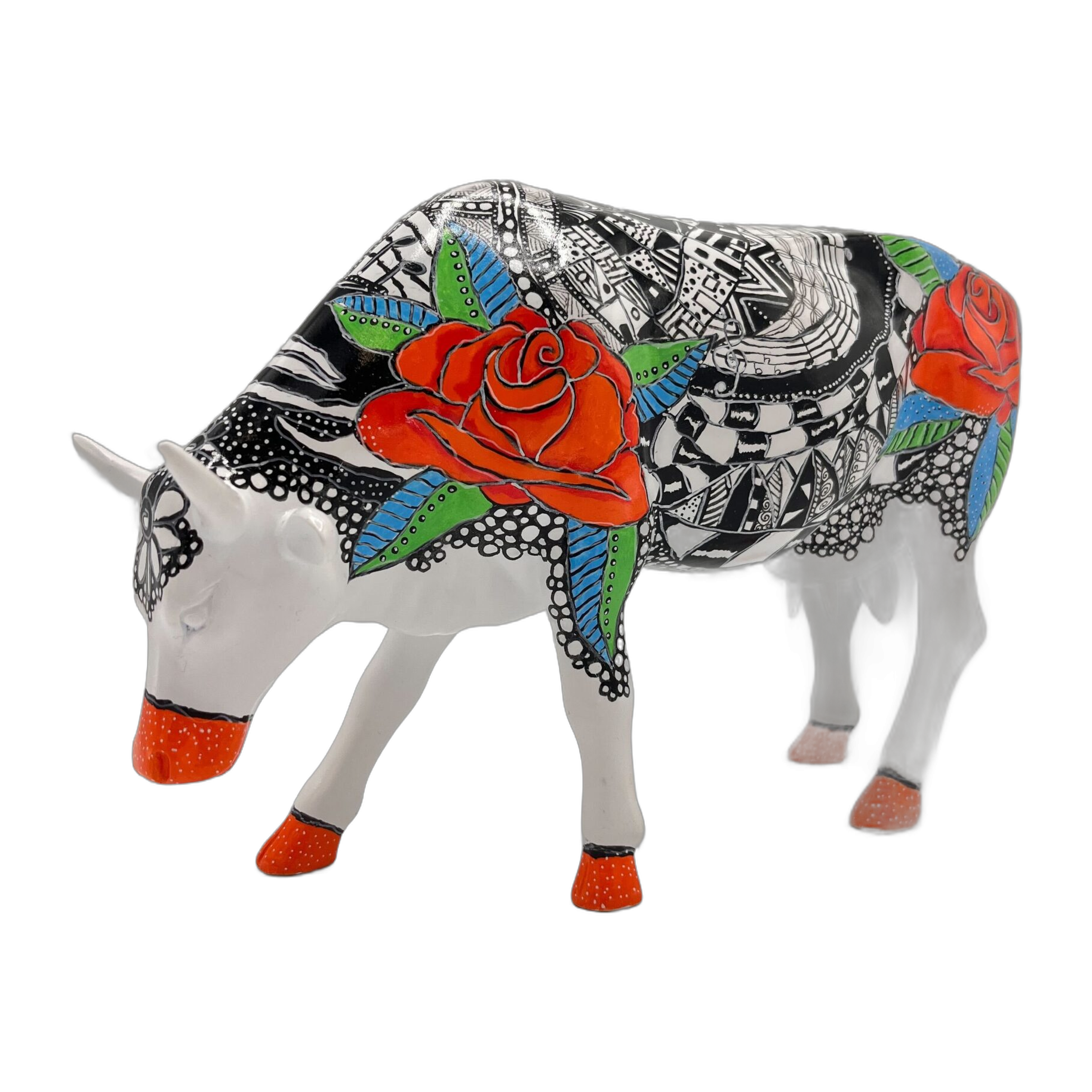 Kiss From A Rose door Ellen Moorman – CowParade Large (uniek)