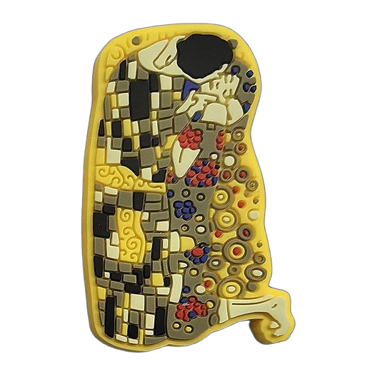 Klimt – De Kus PVC Magneet