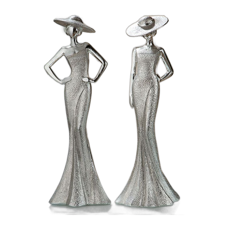 Lady Figurine set “Diva – handen op haar heupen”