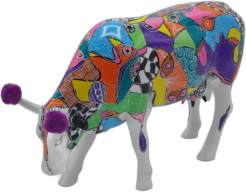 Maak het niet te bont door Ellen Moorman – CowParade Large (uniek)