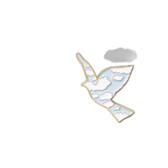 Magritte – L’oiseau de ciel Magneet