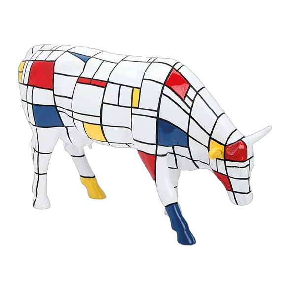 CowParade - Moondrian (Large)