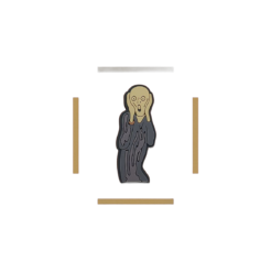 Munch – The Scream PVC Magneet