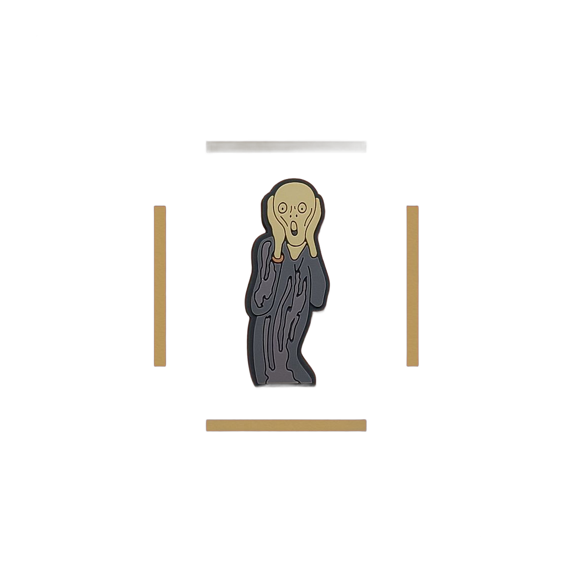 Munch – The Scream PVC Magneet