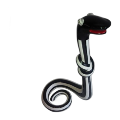 Niloc Pagen - Standing Snake Medium – Black/White