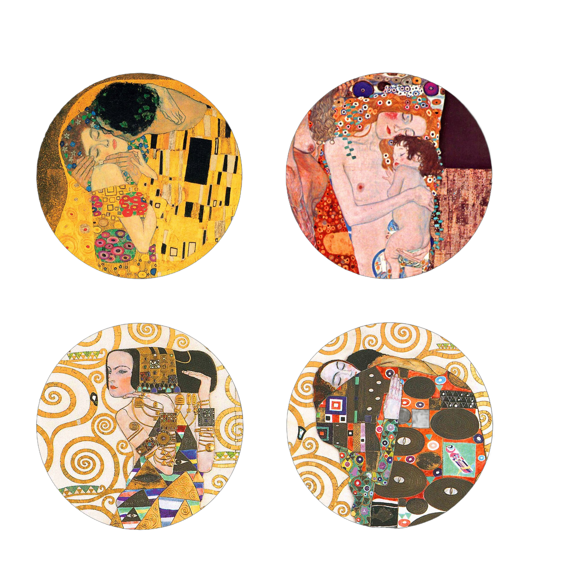 Onderzetters Klimt (coasters)