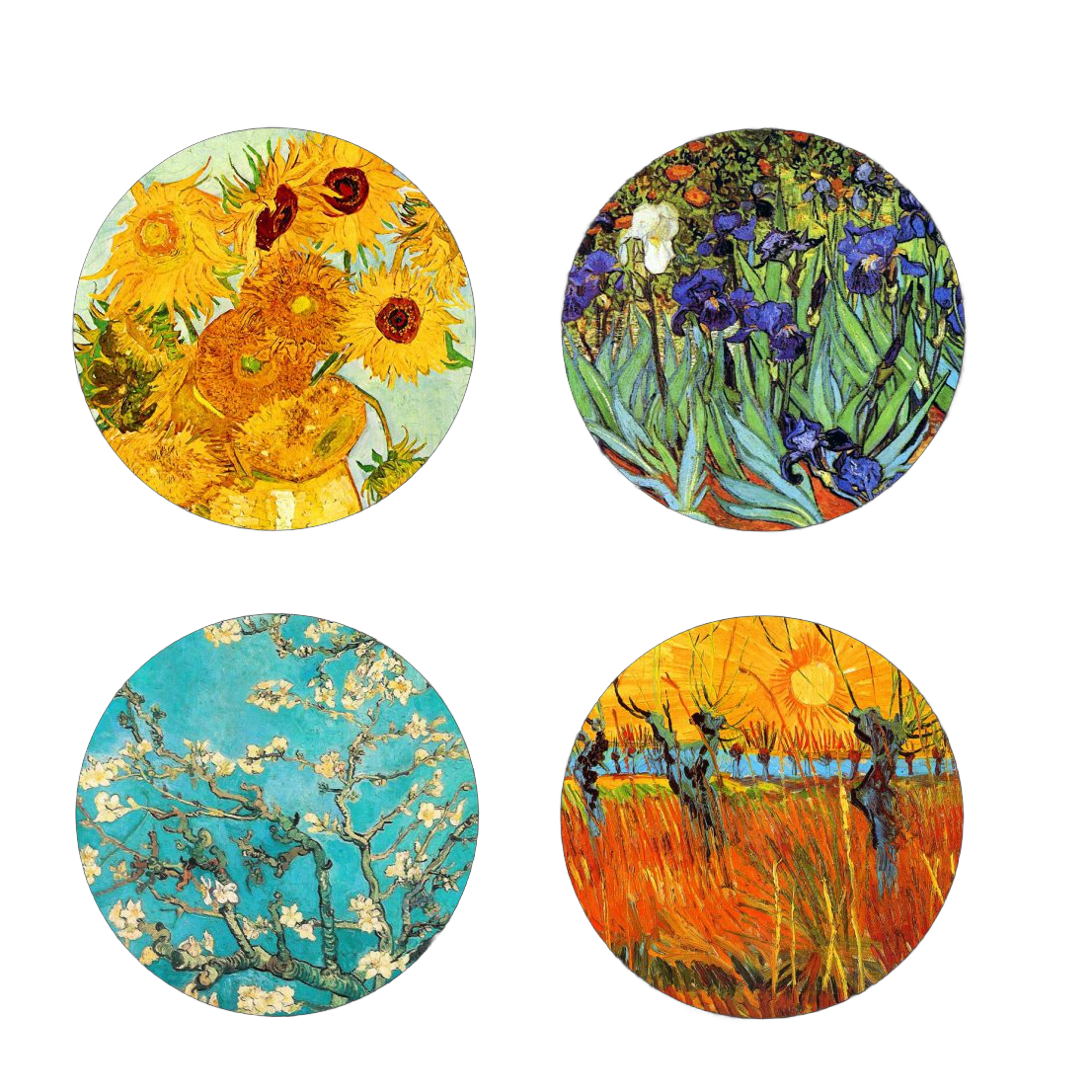 Onderzetters van Gogh (coasters)
