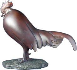 Pompon “Coq Dormant”
