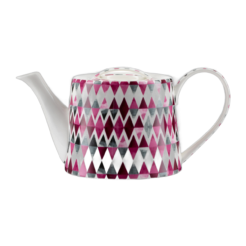 Theepot retro rood