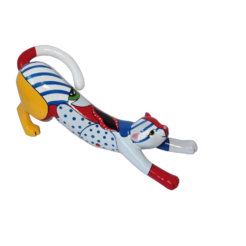 Tisha Marie - Stretching Cat Small – Kleur A