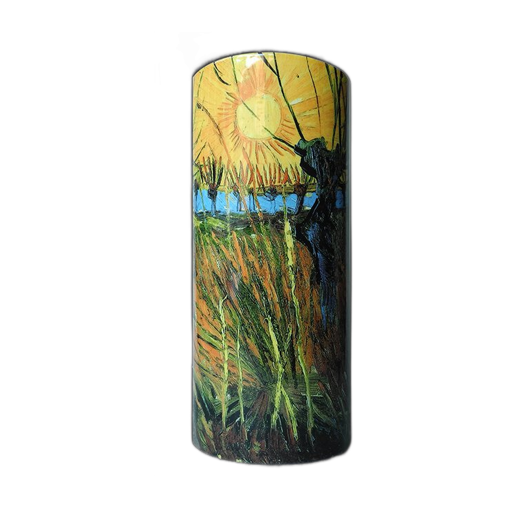 Vaas van Gogh “Knotwilgen bij ondergaande zon”