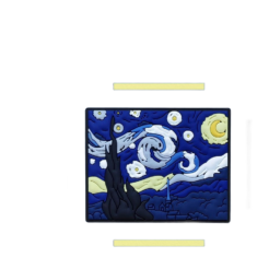 Van Gogh – Sterrennacht PVC Magneet