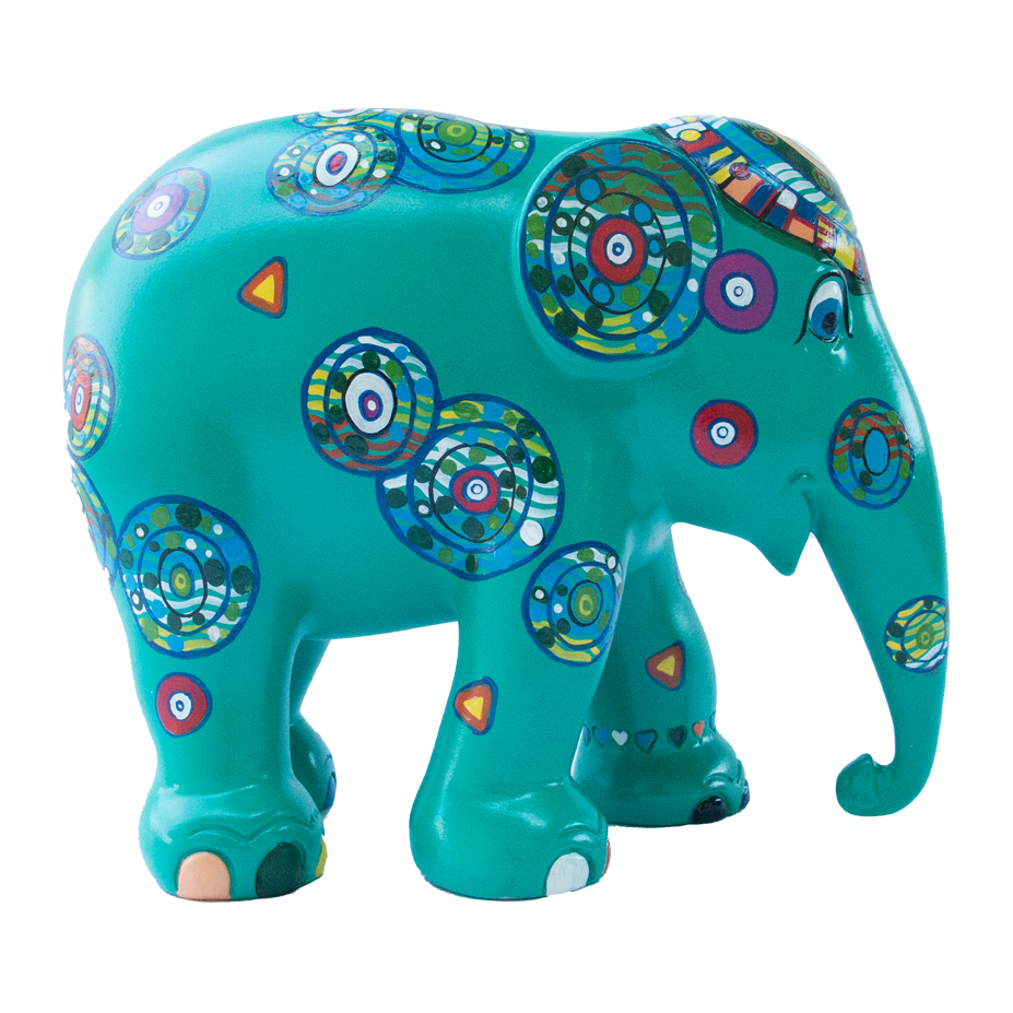 Elephant Parade - Walking Through Green Town 15cm
