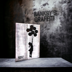 Banksy koelkastmagneet 78 x 53 mm - Flying Balloons Girl